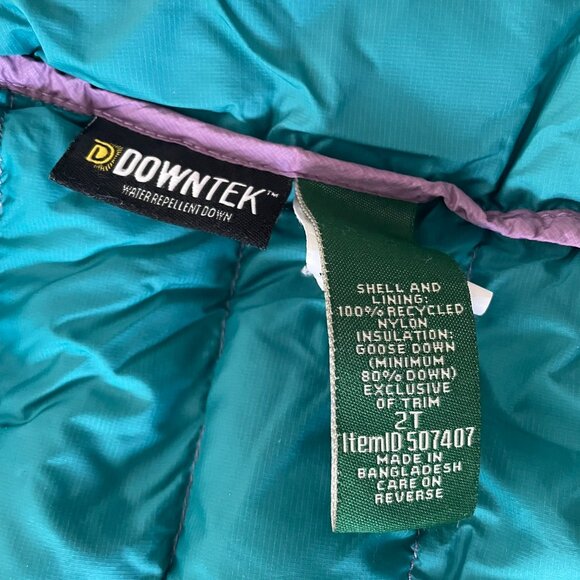 L. L. Bean Toddlers’ Ultralight 650 Down Jacket 2T - Picture 4 of 6